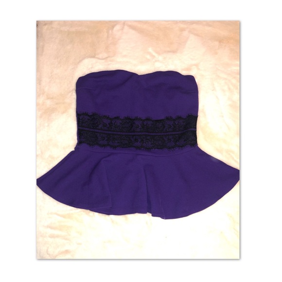 Fancy Top Bundle🍷 strapless & cover up - Picture 3 of 5